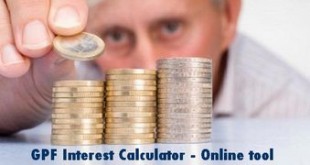 Calculate your GPF Balance and interest accrued from 2005