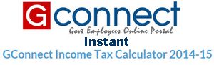 Instant GConnect Income Tax Calculator 2014-15 