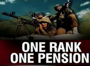 One Rank One Pension Arrears Table