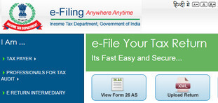 E-filing ITR - Steps to register at Income Tax website for filing Income Tax Return Online