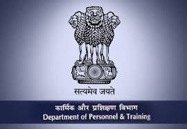 department of personnel and training - DOPT - major work done in 2015