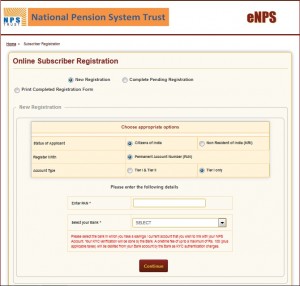 National Pension Scheme Registration