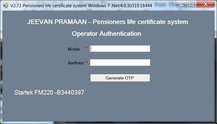 digital life certificate registration