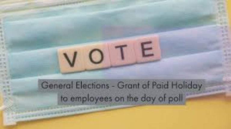 Grant of paid holiday to employees on the day of poll – Revised Dates of Poll of Manipur State & By Election in Majuli (Assam)