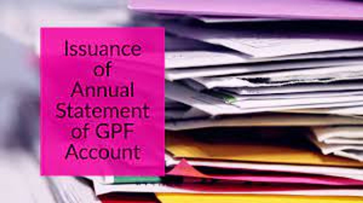 Issuance of Annual Statement of GPF Account (CCO-9) for FY 2021-22