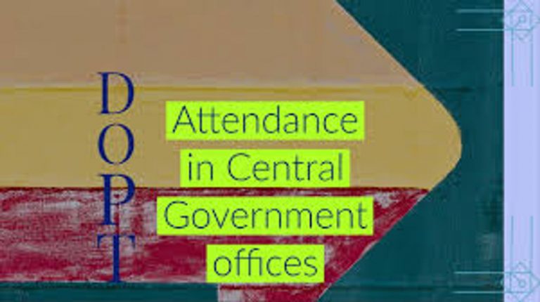 Attendance of Central Government officials: DOPT OM dated 31.01.2022 