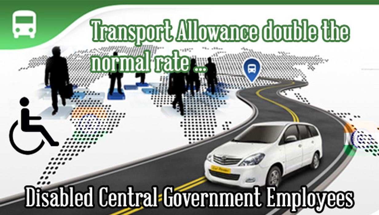 Double/additional Transport Allowance out of the 50% /35% ceiling relating to Divyangjan