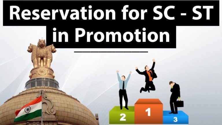 Reservation in Promotions – Confirmation of inadequacy of representation of SC and ST: DOPT