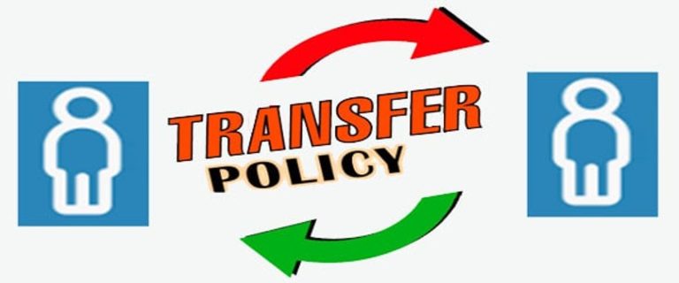 Guidelines for transfer to regulate transfers of Postal Assistant and ‘Person with Disabilities’ employees: DOP Order