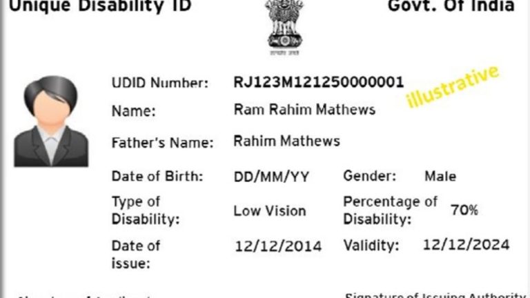 Use of Unique Disability Identity Card for preparation of White Card: ECHS