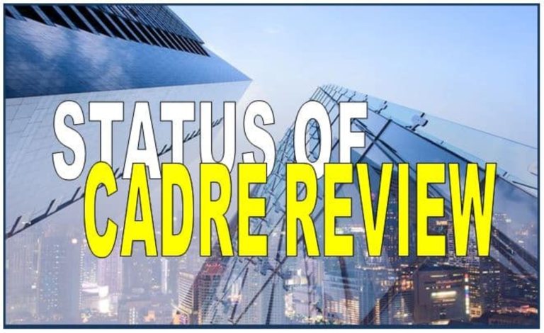 Status of Cadre Review proposals processed in Cadre Review Division of DOPT as on 15th September, 2023