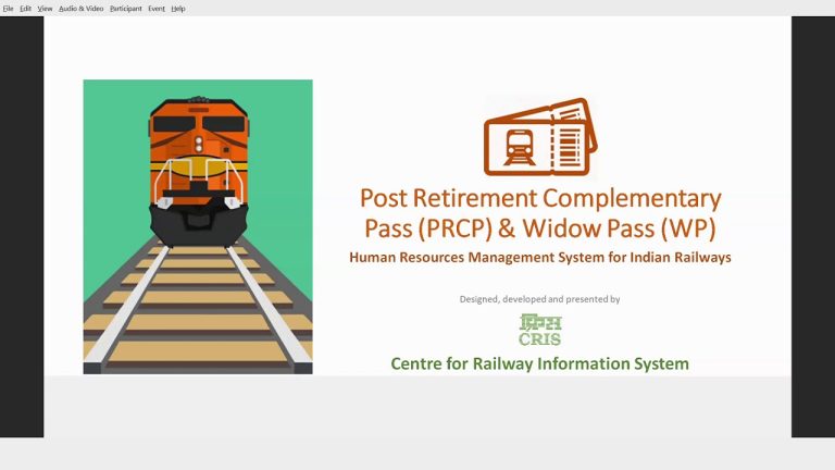 Incorporation of provision for rounding off the qualifying service for Post Retirement Complimentary Pass (PRCP) facility: Railway Board