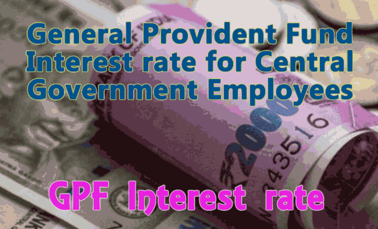 Interest Rate on GPF and other similar funds for Q4 of FY 2022-2023 from 1st Jan, 2022 to 31st Mar, 2022