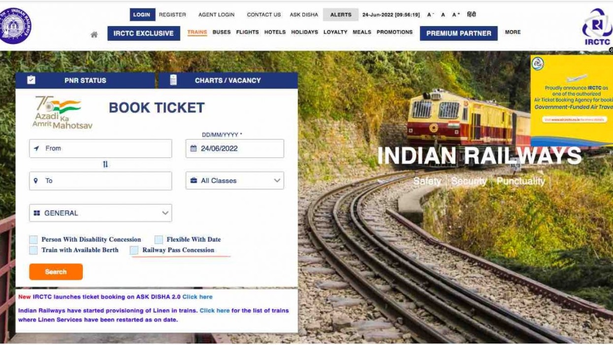 Checking of e-tickets booked through IRCTC app/portal against the E-Passes/PTOs generated in HRMS application: Railway Board