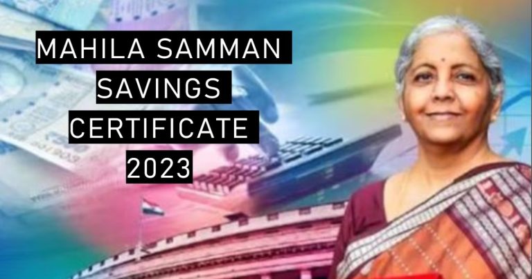 Mahila Samman Savings Certificate, 2023 – FinMin Notification