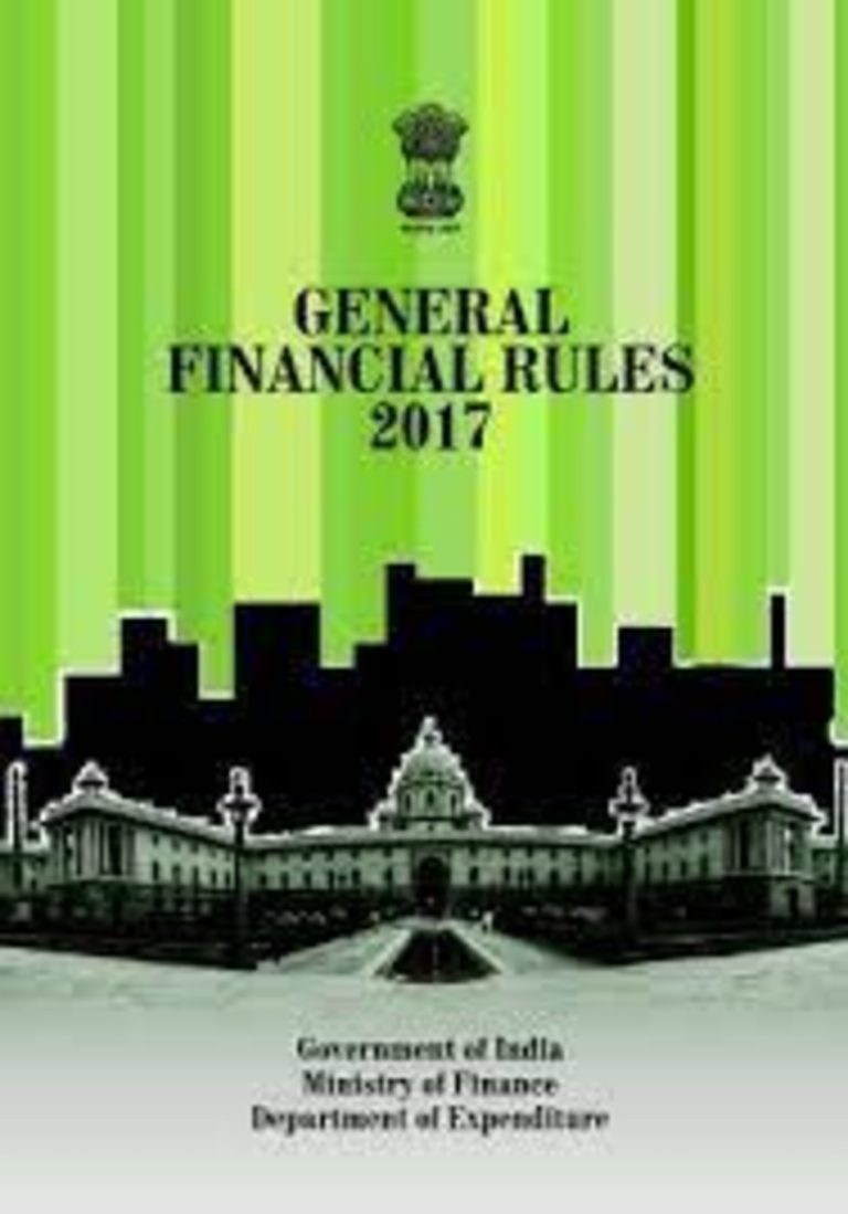 Amendment in General Financial Rules, 2017 – Rule 171(i) Performance Security