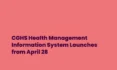 CGHS Health Management Information System Launches from April 28