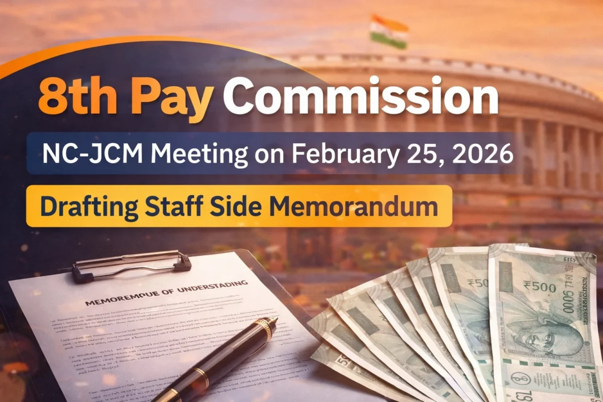 8th Pay Commission: NC-JCM Meeting on Feb 25