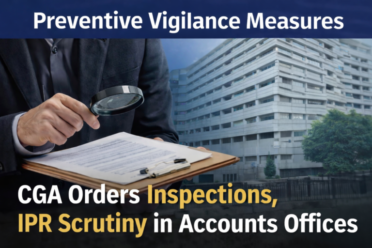 CGA Orders Surprise Inspections, IPR Scrutiny to Strengthen Preventive Vigilance