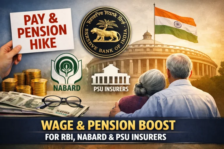 Government Approves Pay, Pension Hike for RBI, NABARD, PSU Insurers