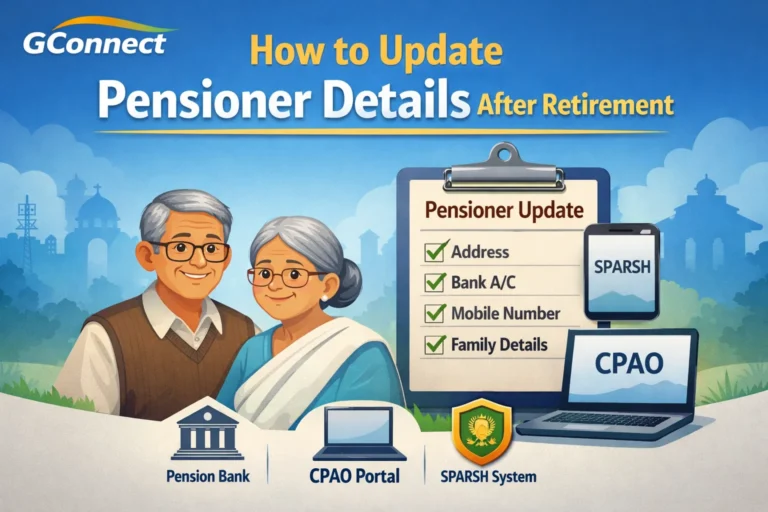 How to Update Pensioner Details After Retirement