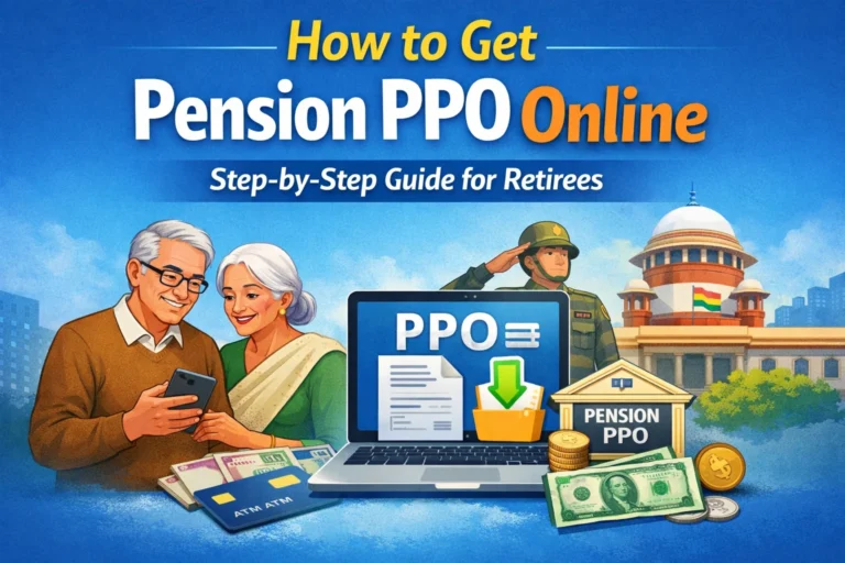 How to Get Pension PPO Online (Step-by-Step Guide for Central Government Employees)