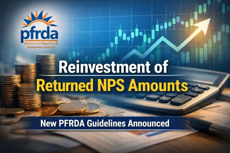 PFRDA Expands Reinvestment Rules for Returned NPS Transactions