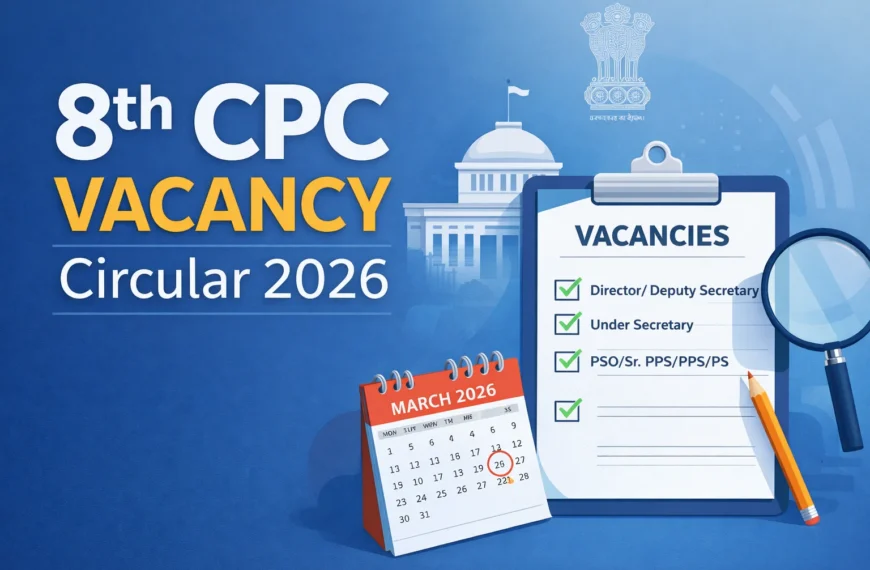 8th CPC vacancy 2026