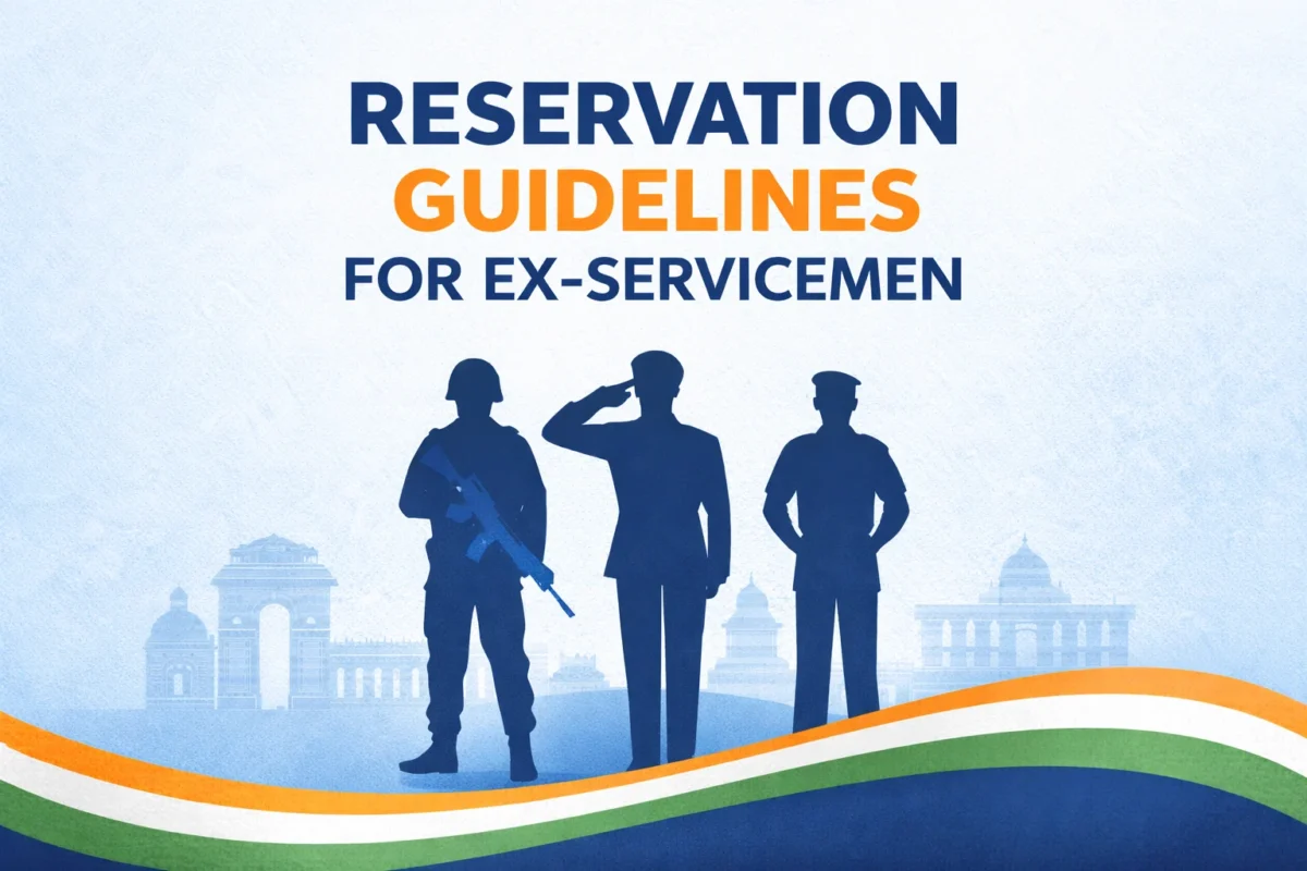DoPT Issues Compendium on Reservation for Ex-Servicemen