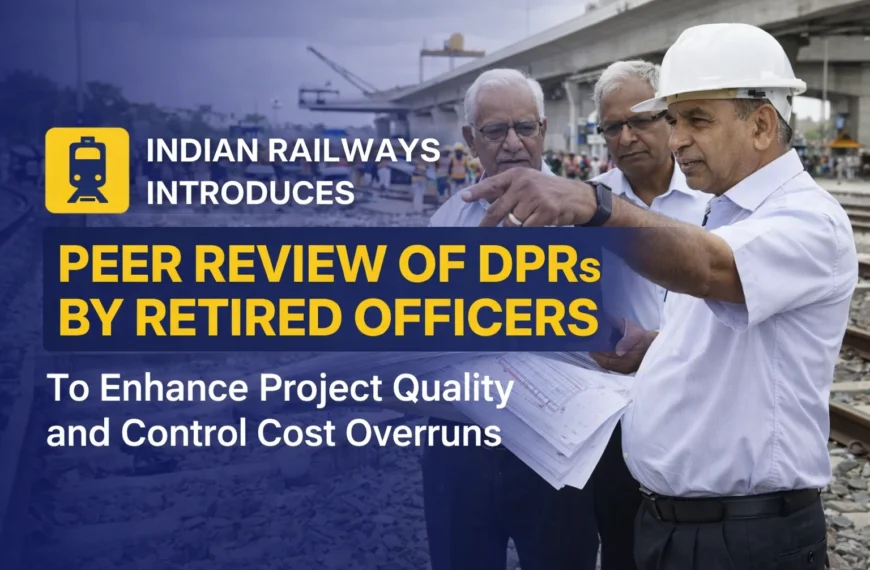 Peer Review of DPRs in Indian Railways