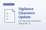 CVC updates vigilance clearance proforma