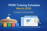 PFMS Training Schedule March 2026