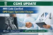 CGHS Clarifies MRI Code