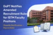 ISTM Recruitment Rules 2026
