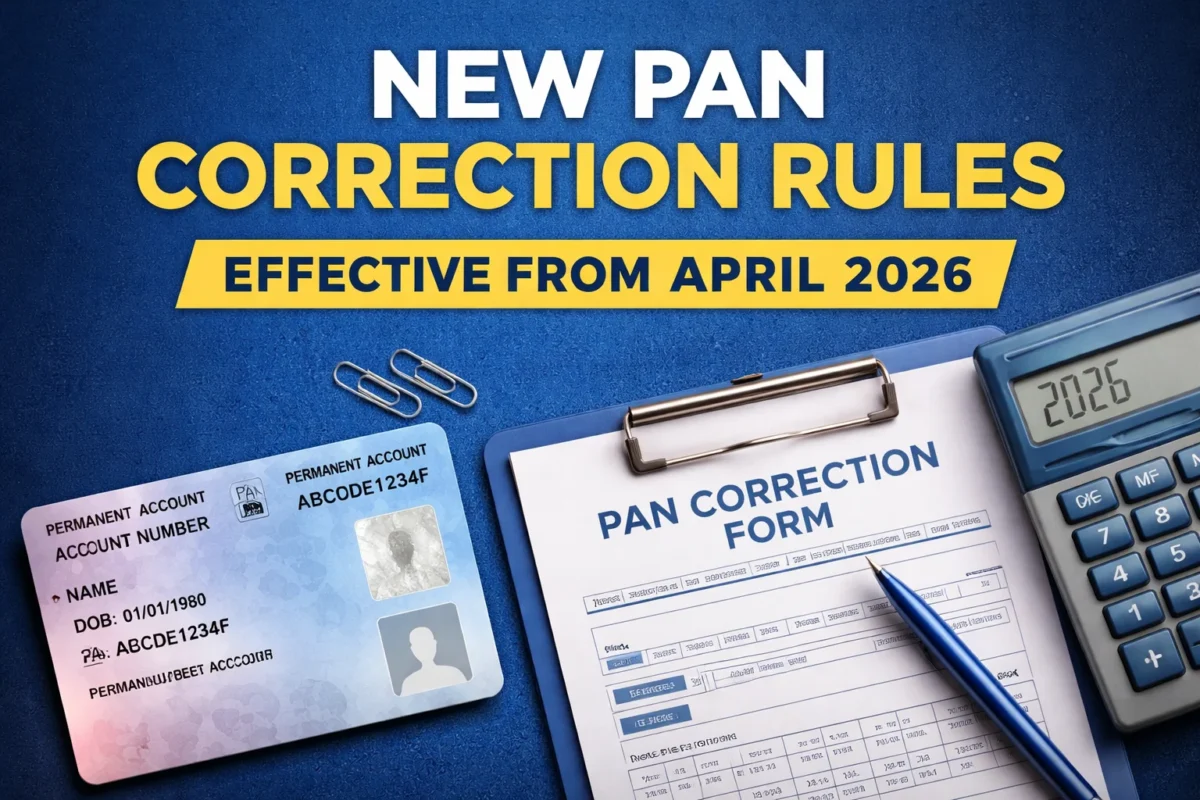 PAN correction new rules