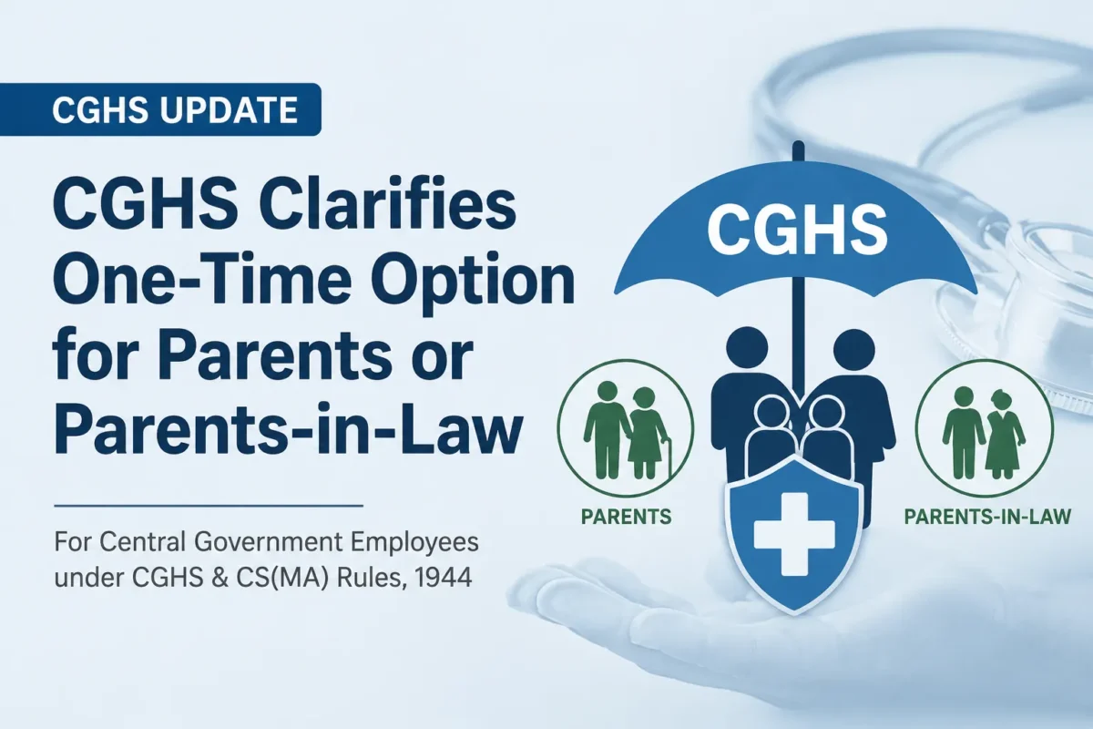 CGHS clarification parents