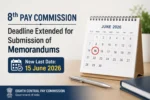 Deadline extended for memorandums submission