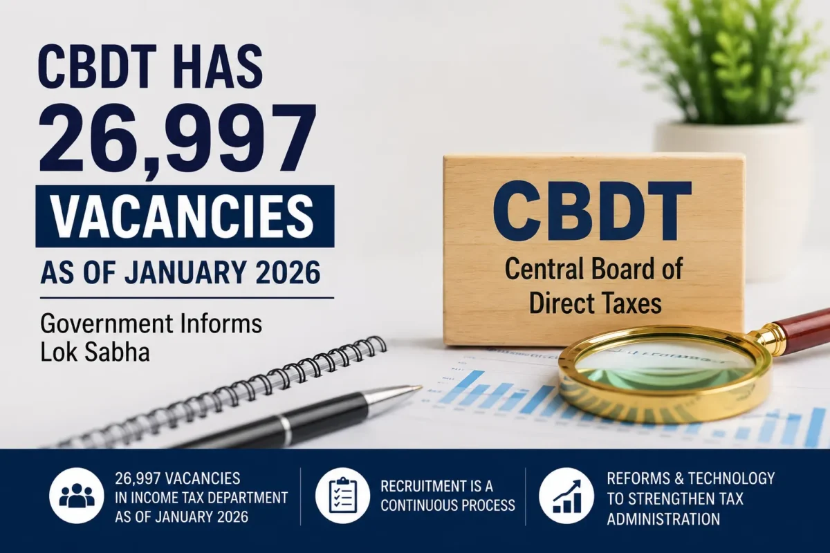 CBDT Vacancies PQ
