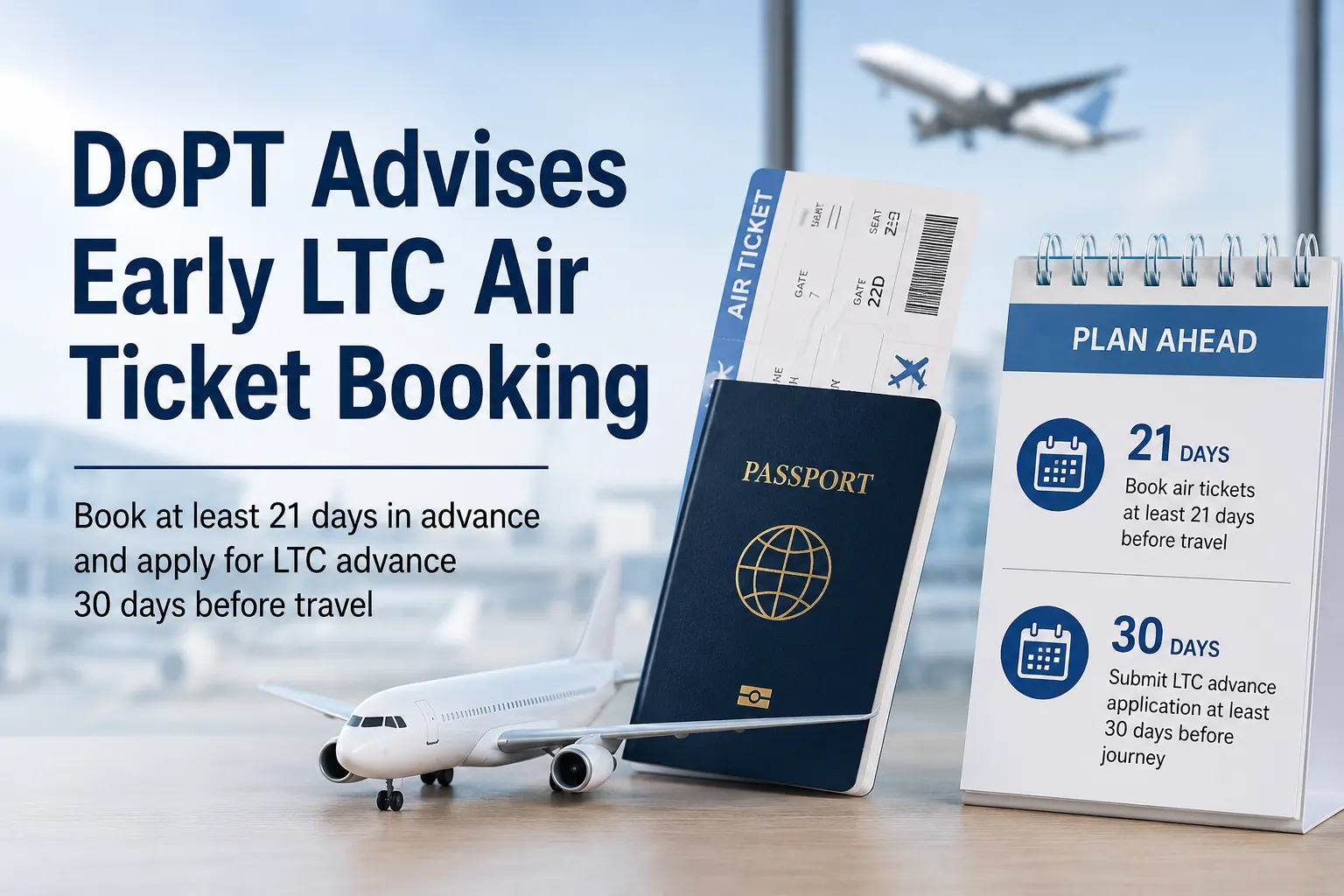 LTC air ticket booking guidelines