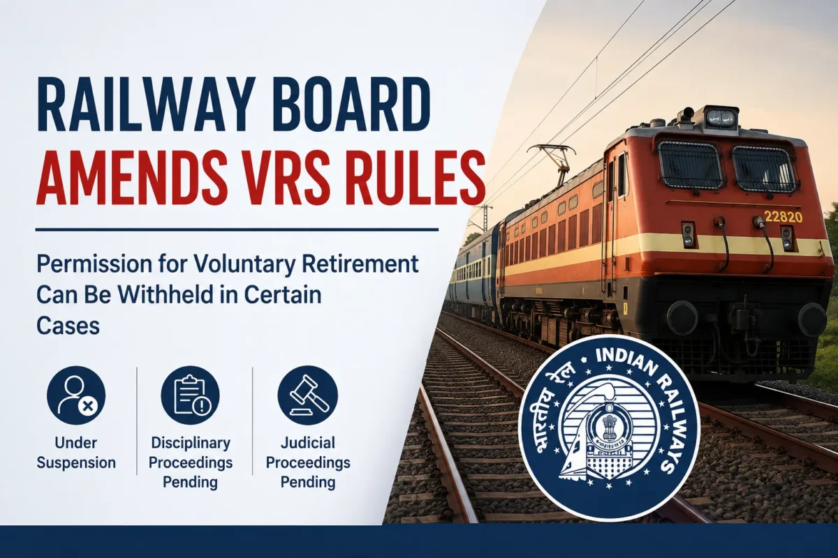 Railway Board Amends VRS Rules