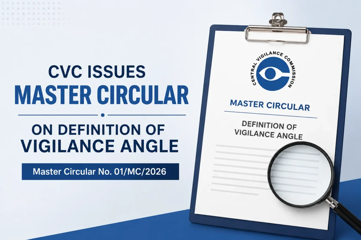Vigilance Master Circular 2026