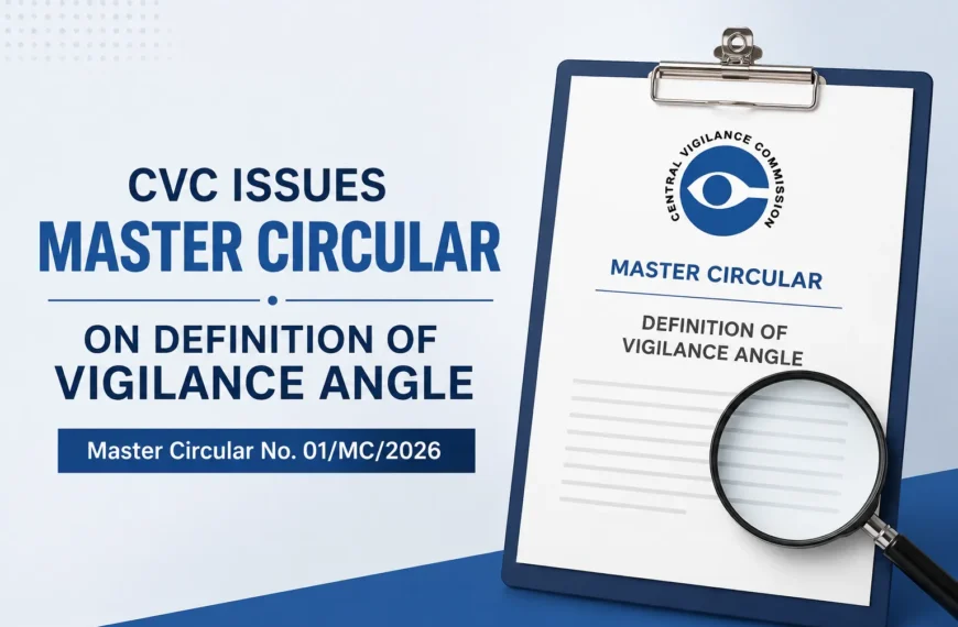 Vigilance Master Circular 2026