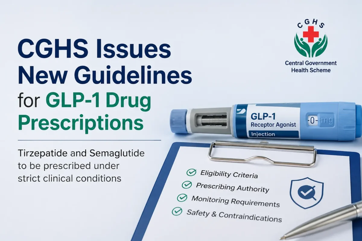CGHS Issues New GLP-1 Prescription Guidelines