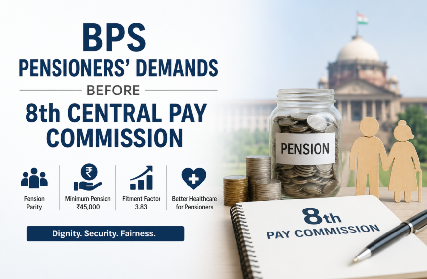 BPS Pensioners’ Demands Before 8th Central Pay Commission