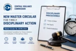 CVC Issues Consolidated Master Circular on Timely Initiation and Finalisation of Disciplinary Action
