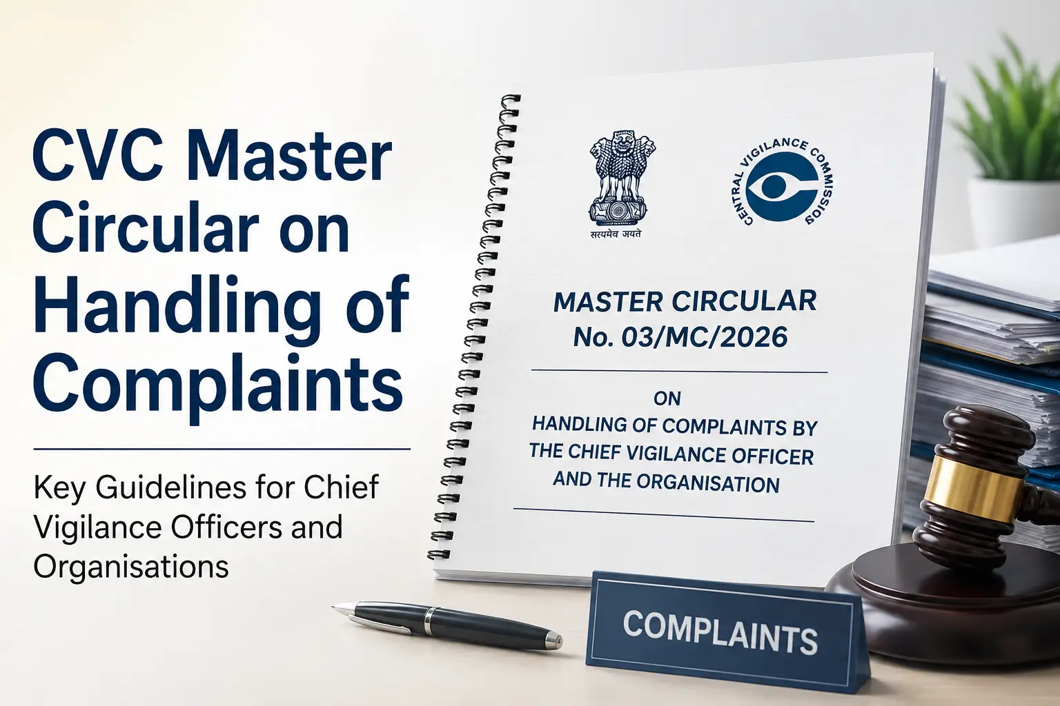 CVC Master Circular on Handling of Complaints