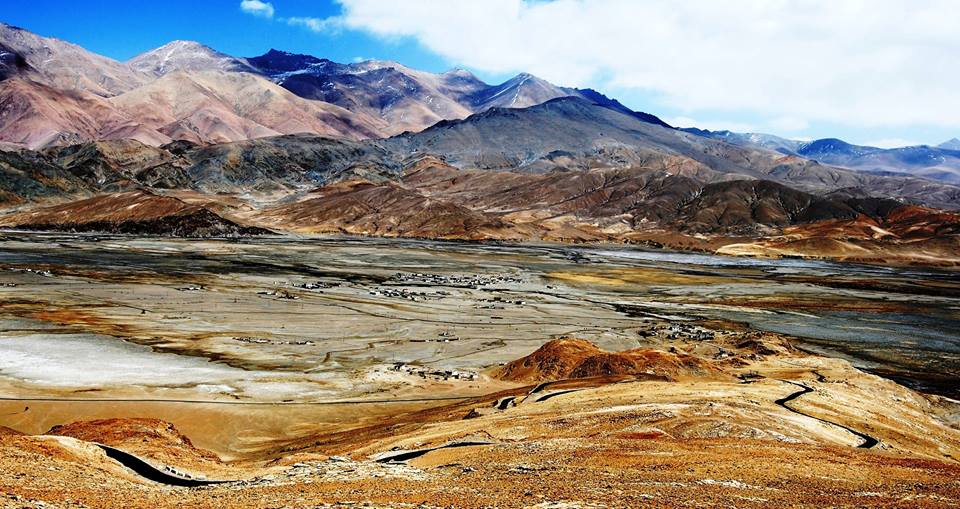 Hanle landscape in Ladakh