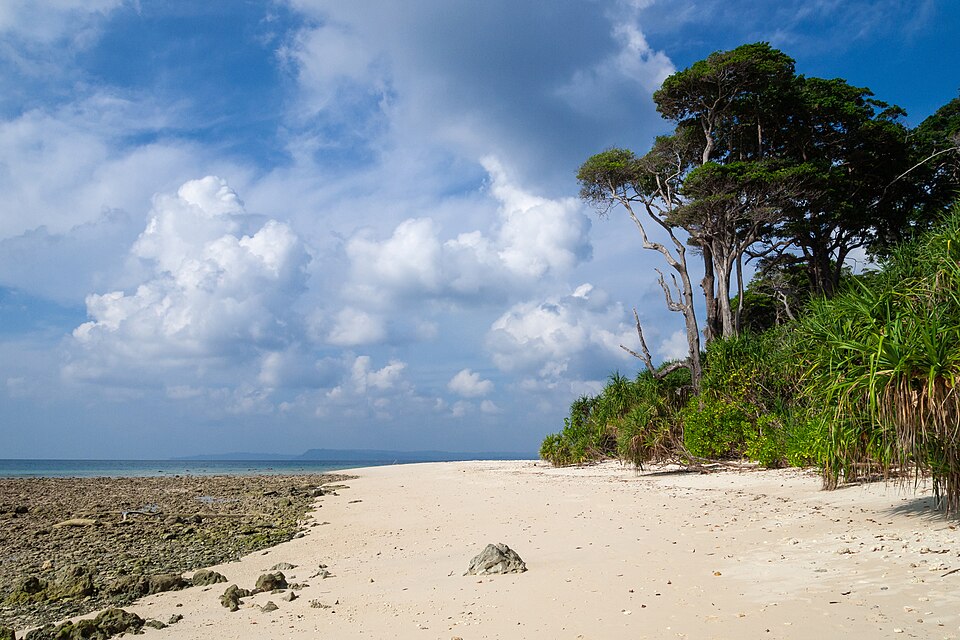 Tropical beach at Shaheed Dweep in the Andaman Islands