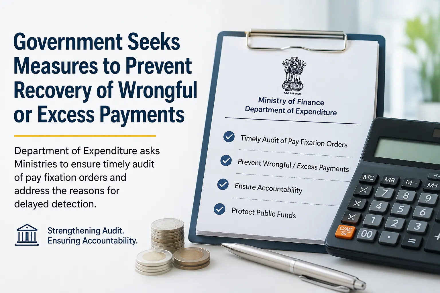 recovery of excess payment