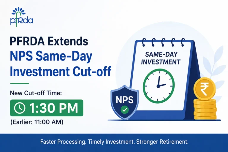 pfrda nps same day investment